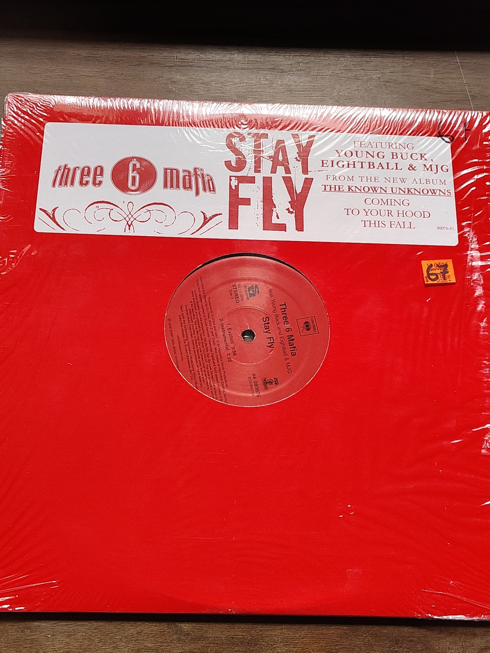 Three 6 Mafia - Stay Fly - Columbia - 44 080076 - Vinyl - 2005 - Hip Hop - 12"